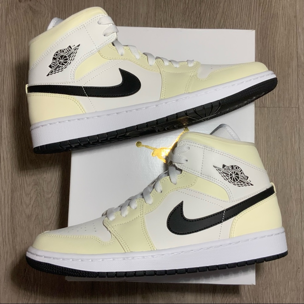 Nike Air Jordan 1 Mid Coconut Milk Women’s Size 10 Available  - BQ6472-121 - Picture 7 of 11